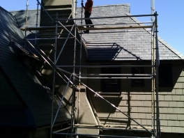 chimney-scaffold-tile-roof
